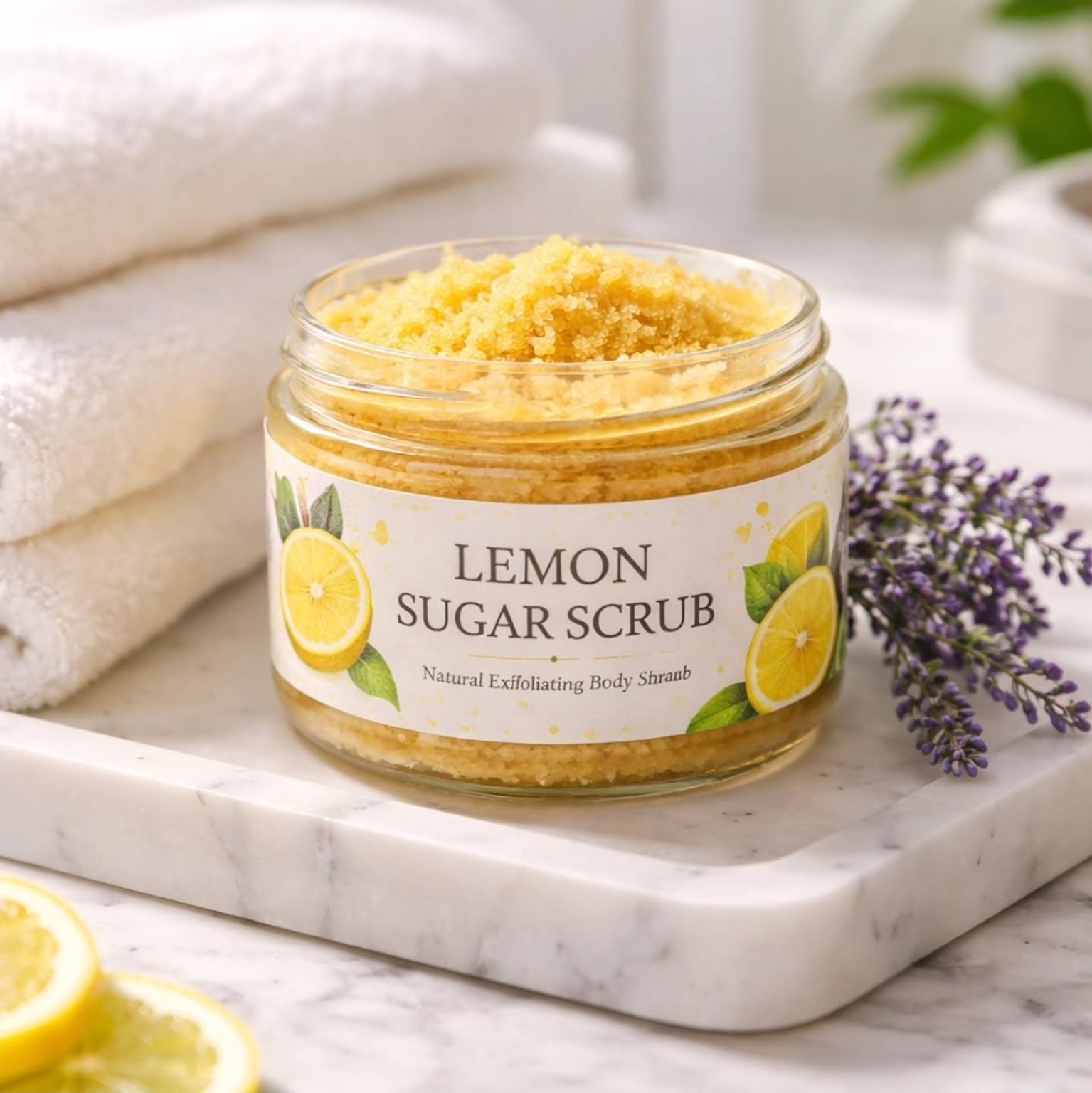 Lemon Sugar Scrub by Vibe Studio
